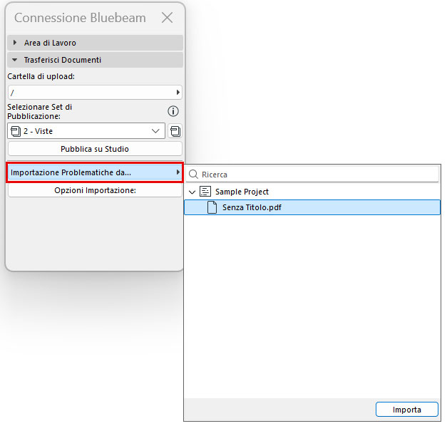 Bluebeam Connection Archicad