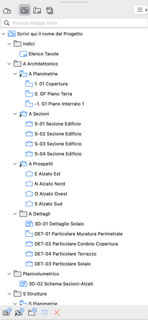Mappa Progetto Archicad